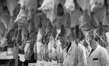 Smithfield Meat Market, City of London, January 1980. Creator: Peter Thompson