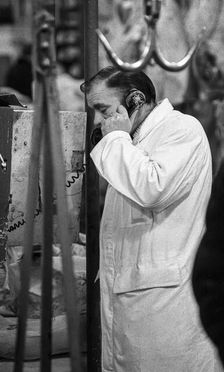 Smithfield Meat Market, City of London, January 1980. Creator: Peter Thompson