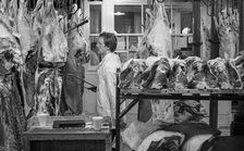 Smithfield Meat Market, City of London, January 1980. Creator: Peter Thompson