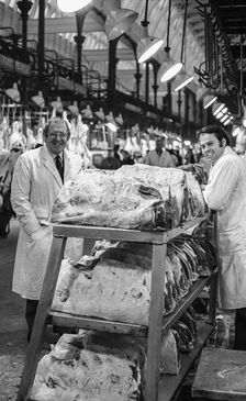 Smithfield Meat Market, City of London, January 1980. Creator: Peter Thompson