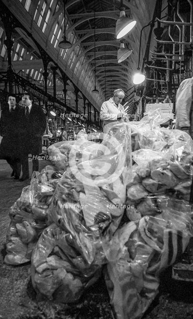 Smithfield Meat Market, City of London, January 1980. Creator: Peter Thompson.