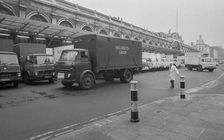 Smithfield Meat Market, City of London, January 1980. Creator: Peter Thompson