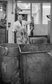 Smithfield Meat Market, City of London, January 1980. Creator: Peter Thompson