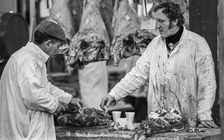Smithfield Meat Market, City of London, January 1980. Creator: Peter Thompson