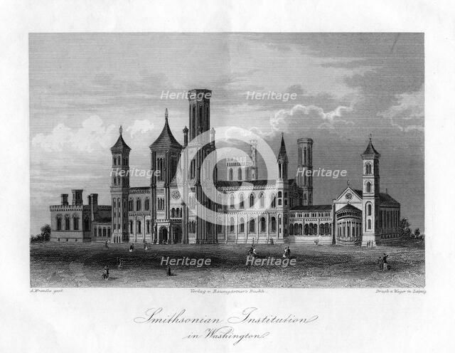 Smithsonian Institution in Washington. Artist: A Krausse