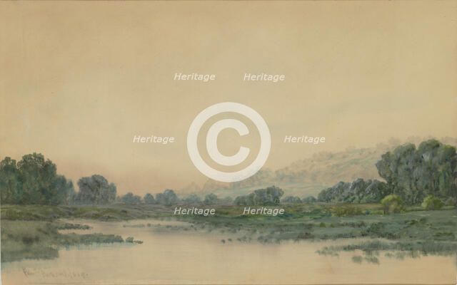 Smoke from the City, late 19th-early 20th century. Creator: Robert Burns Wilson.