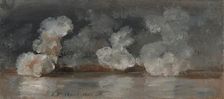 Smoke from Cannon Shots, 1831. Creator: Johan Christian Dahl