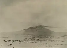 Smoke streaming from the Crater of Erebus c1908, (1909)