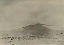 Smoke streaming from the Crater of Erebus c1908, (1909)