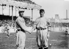 Smokey Joe Wood, Boston AL, & Jeff Tesreau, New York NL (baseball), 1912. Creator: Bain News Service