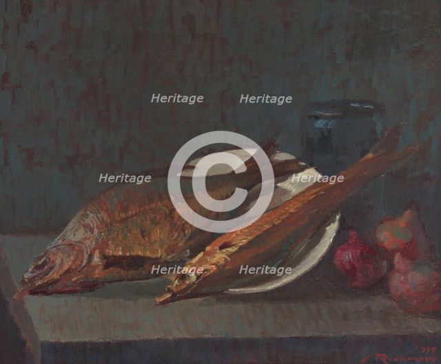 Smoked fish, 1935. Creator: Jalmari Ruokokoski.
