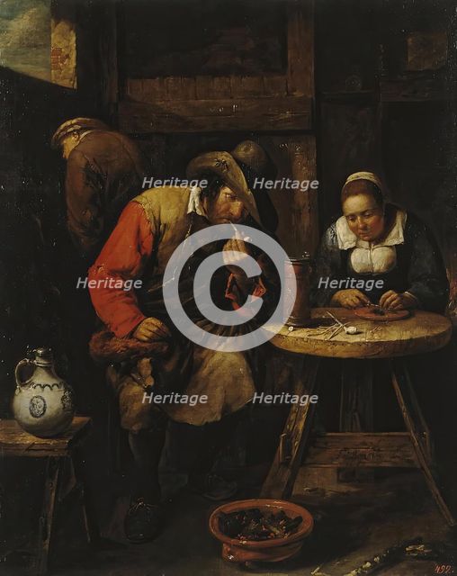 Smoker, 1658. Creator: Gillis van Tilborgh the Younger.