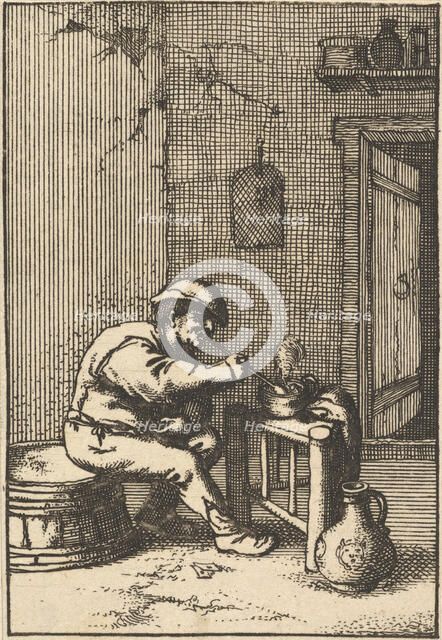 Smoker (copy), 1610-85. Creator: Unknown.