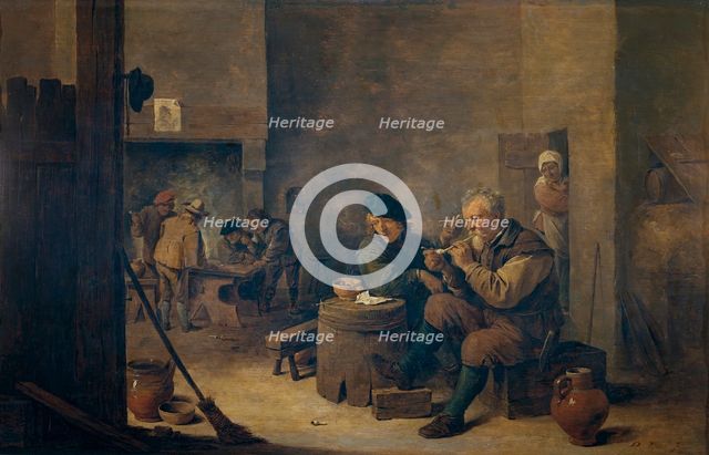 Smokers, 1639. Creator: David Teniers II.