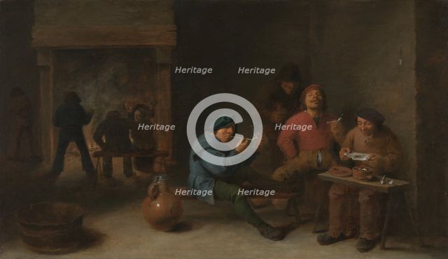 Smokers, 1633. Creator: David Teniers II.