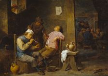 Smokers and Drinkers, 1652. Creator: David Teniers II