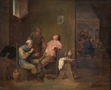 Smokers, copy after David Teniers the Younger, 16th century. Creator: David Teniers II