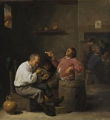 Smokers in an Interior, 1637. Creator: David Teniers II