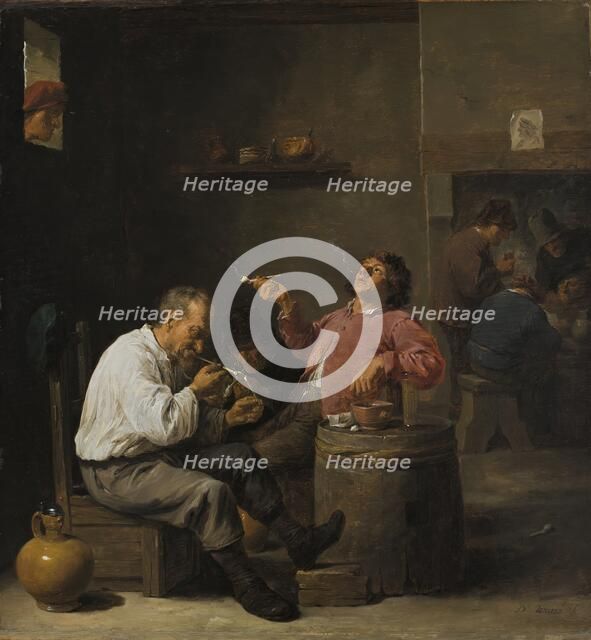 Smokers in an Interior, 1637. Creator: David Teniers II.