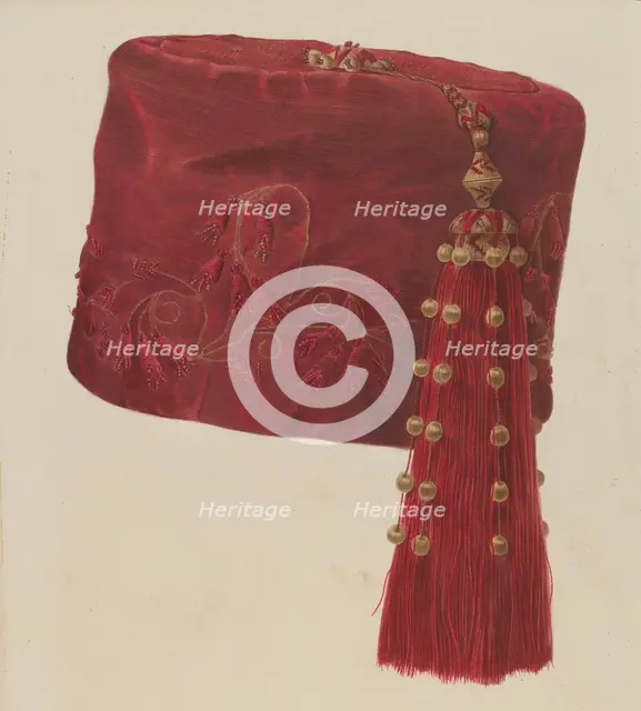 Smoking Cap, 1935/1942. Creator: Alvin Shiren.