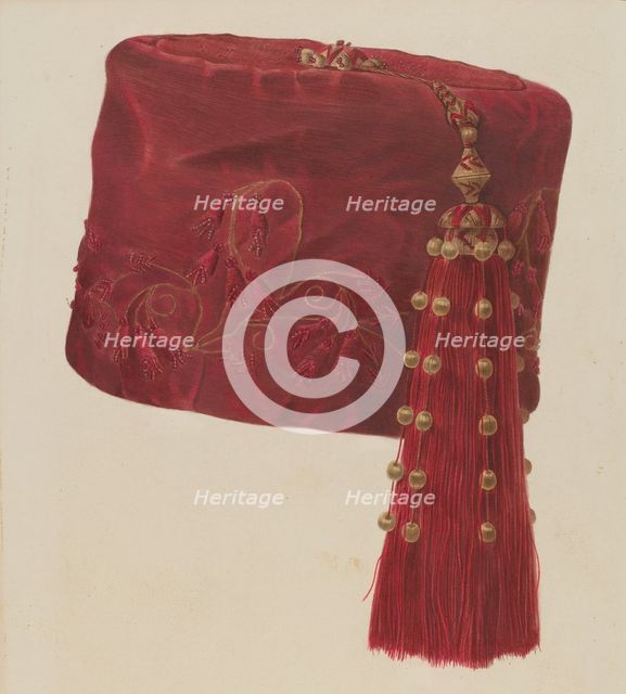 Smoking Cap, 1935/1942. Creator: Alvin Shiren.