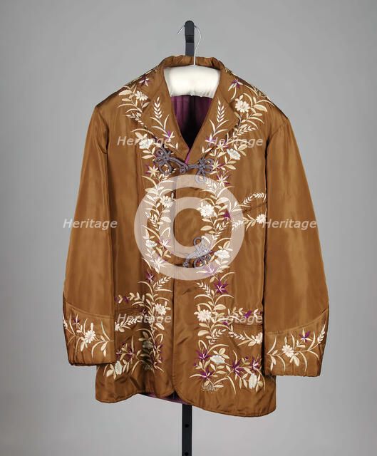 Smoking jacket, probably Japanese, 1870-79. Creator: Unknown.