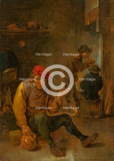 Smoking Peasants (Pipe Smokers), 1650-1700. Creator: Unknown.