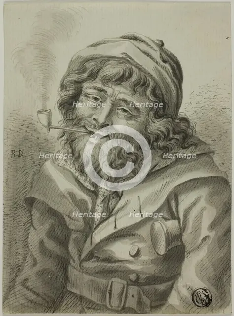 Smoking Sea Captain, n.d. Creator: Unknown.