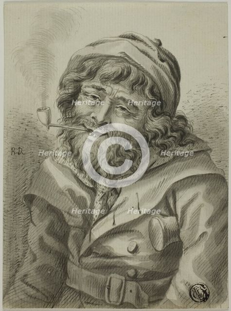 Smoking Sea Captain, n.d. Creator: Unknown.