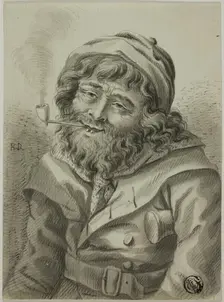 Smoking Sea Captain, n.d. Creator: Unknown