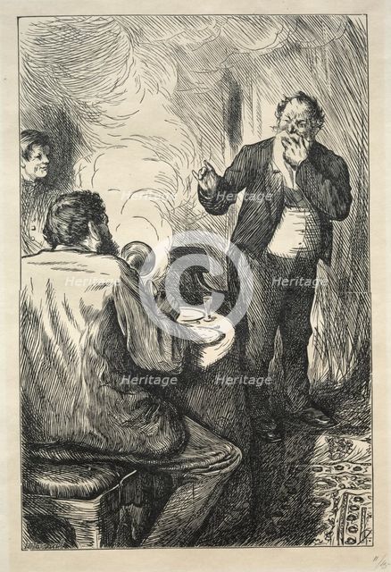 Smoking Strictly Prohibited. Creator: Charles Samuel Keene (British, 1823-1891).