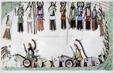 Smoothing the Place Dance c1889-1913. Artist: Amos Bad Heart Buffalo