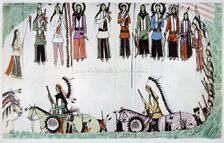 Smoothing the Place Dance c1889-1913. Creator: Amos Bad Heart Buffalo
