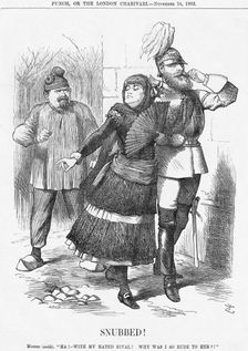 Snubbed! 1883. Creator: Joseph Swain