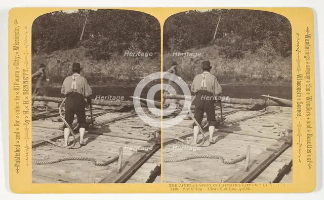 Snubbing. Clear that line, quick, 1886. Creator: Henry Hamilton Bennett.