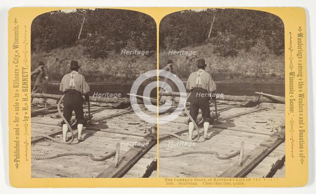 Snubbing. Clear that line, quick, 1886. Creator: Henry Hamilton Bennett.