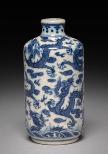 Snuff Bottle , 1661-1722. Creator: Unknown