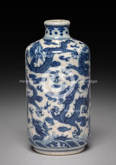 Snuff Bottle , 1661-1722. Creator: Unknown.