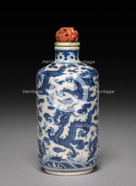 Snuff Bottle, 1661-1722. Creator: Unknown.