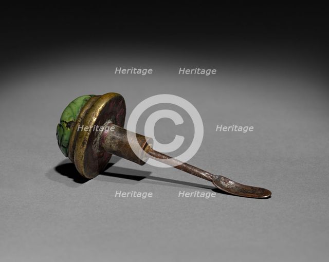 Snuff Bottle (stopper), 1644-1912. Creator: Unknown.