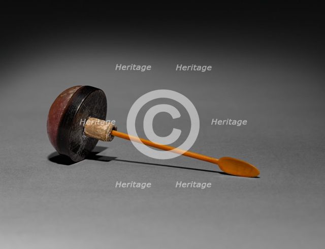 Snuff Bottle (stopper), 1644-1912. Creator: Unknown.