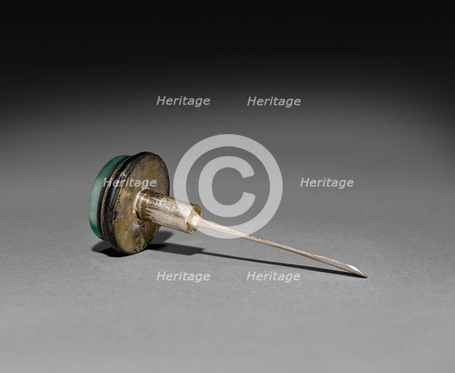Snuff Bottle (stopper), 1644-1912. Creator: Unknown.