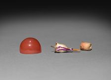 Snuff Bottle (stopper), 1644-1912. Creator: Unknown