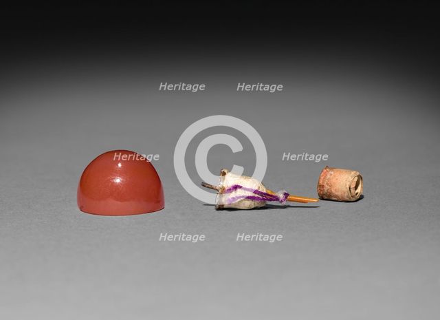 Snuff Bottle (stopper), 1644-1912. Creator: Unknown.