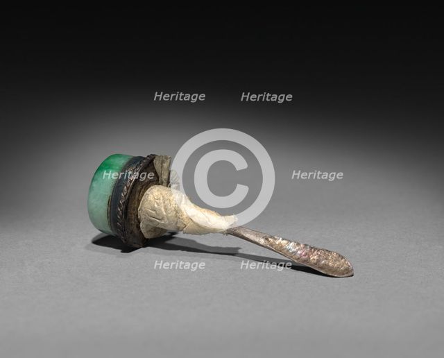 Snuff Bottle (stopper), 1644-1912. Creator: Unknown.