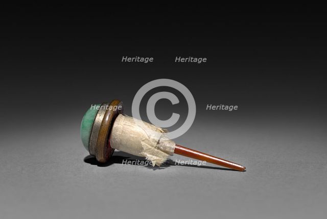 Snuff Bottle (stopper), 1644-1912. Creator: Unknown.