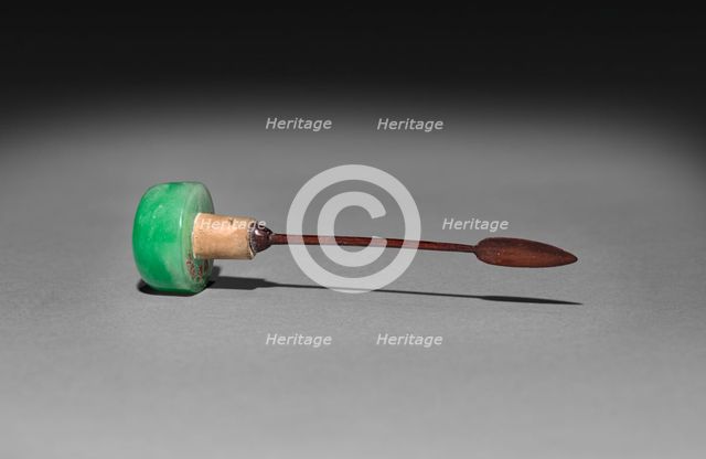 Snuff Bottle (stopper), 1644-1912. Creator: Unknown.