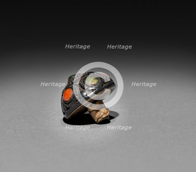 Snuff Bottle (stopper), 1644-1912. Creator: Unknown.