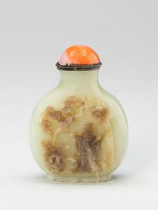 Snuff Bottle with a Bat-Shaped Base, Qing dynasty (1644-1911). Creator: Unknown