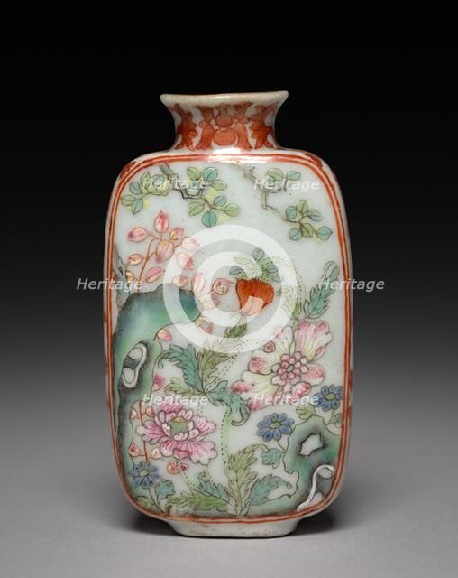 Snuff Bottle with Stopper, 1736-1795. Creator: Unknown.
